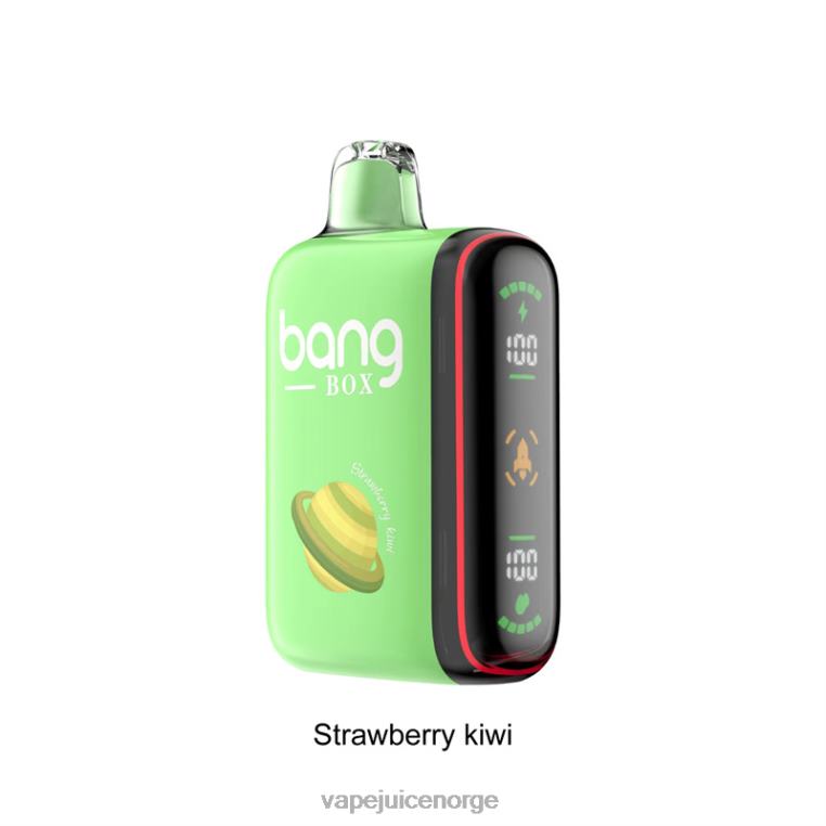 Vape Pen D6HP827 jordbær kiwi - Bang Box 9000-18000 puffs intelligent kraftdisplay