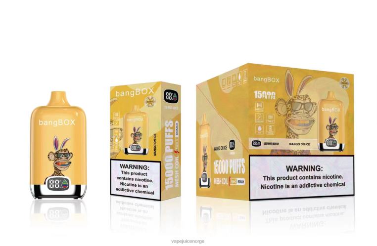 Vape Pen D6HP848 mango på is - Bang Box 15000 drag