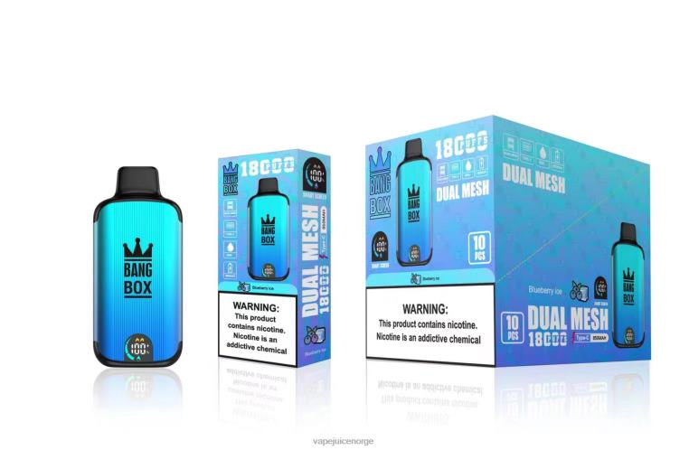 Vape Pen D6HP890 blåbæris - Bang Box 18000 drag