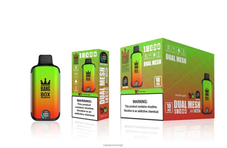 Vape Pen D6HP893 dobbelt eple - Bang Box 18000 drag