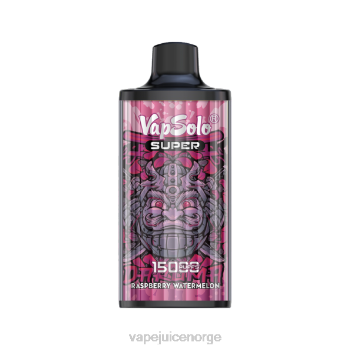 Vapsolo SUPER engangs vape bringebær vannmelon 8Z8D131 Vape Norge