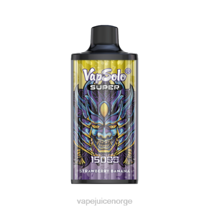 Vapsolo SUPER engangs vape jordbær banan 8Z8D134 Vape Juice