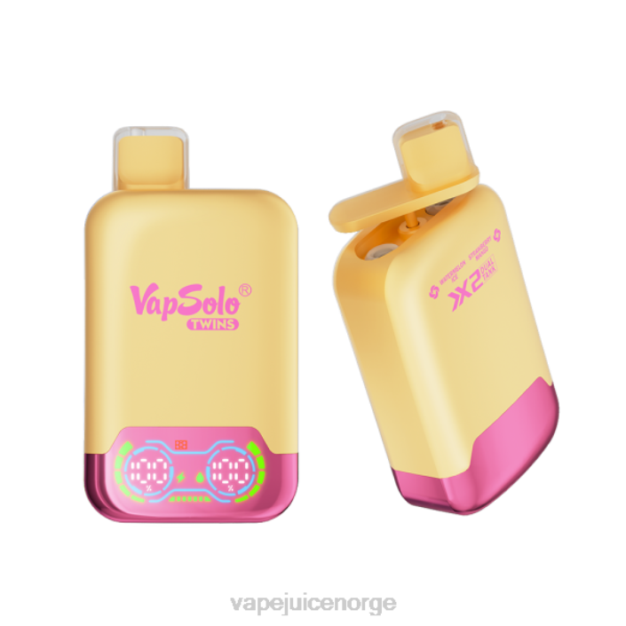 Vapsolo TWINS engangs vape vannmelon is og jordbær mango 8Z8D147 Vape Med Nikotin