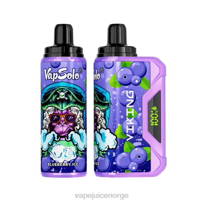 Vapsolo VIKING engangs vape blåbær 8Z8D148 Vape Uten Nikotin