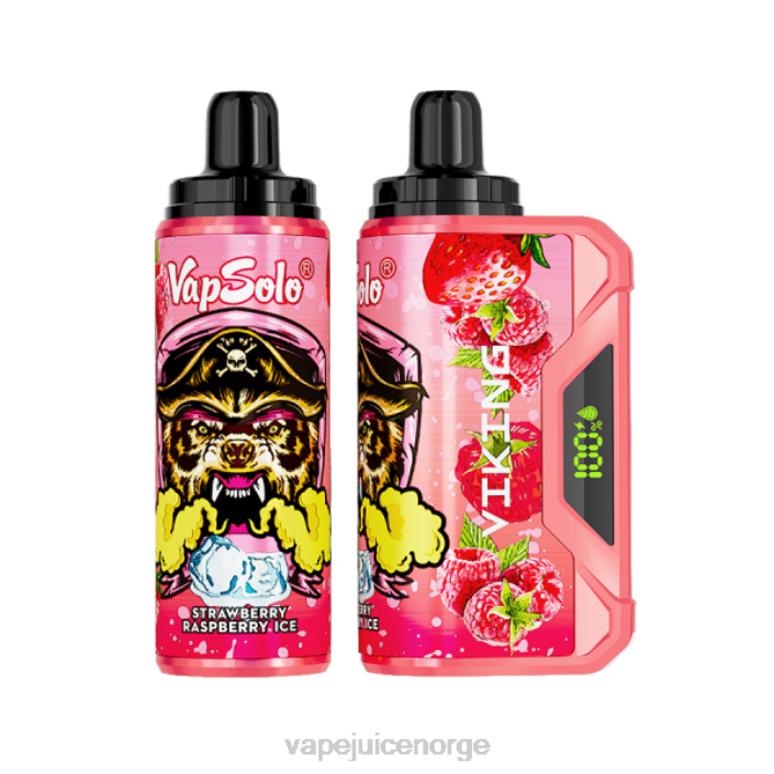 Vapsolo VIKING engangs vape jordbær bringebær is 8Z8D157 Vape Med Nikotin