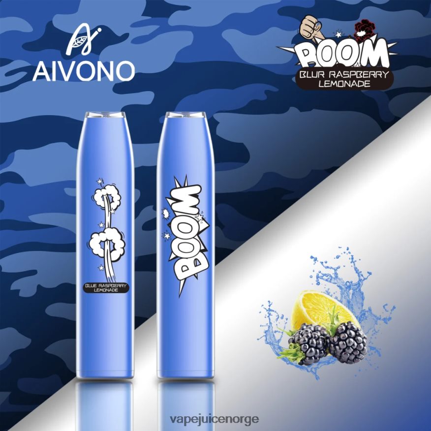 Aivono AIM BOOM 600 blå bringebær limonade - P26VZ8355 Vape Norge