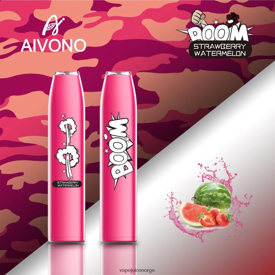 Aivono AIM BOOM 600 jordbær vannmelon - P26VZ8364 Vape Juice