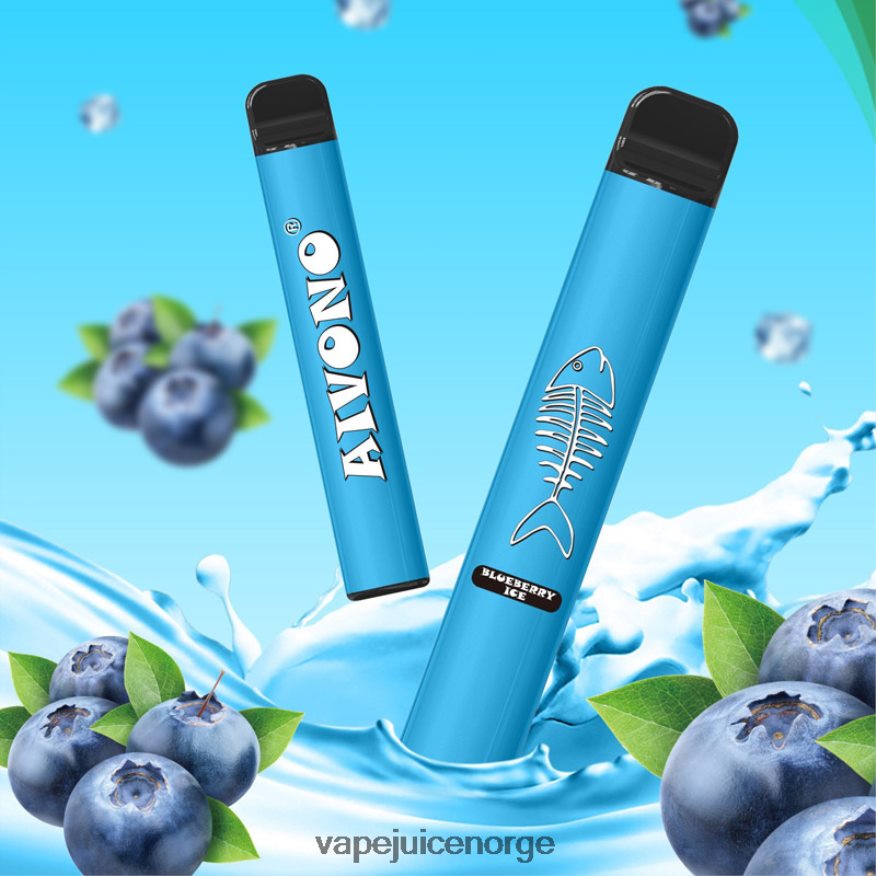 Aivono AIM FISHBONE 600 blåbæris - P26VZ8279 Vape Norge