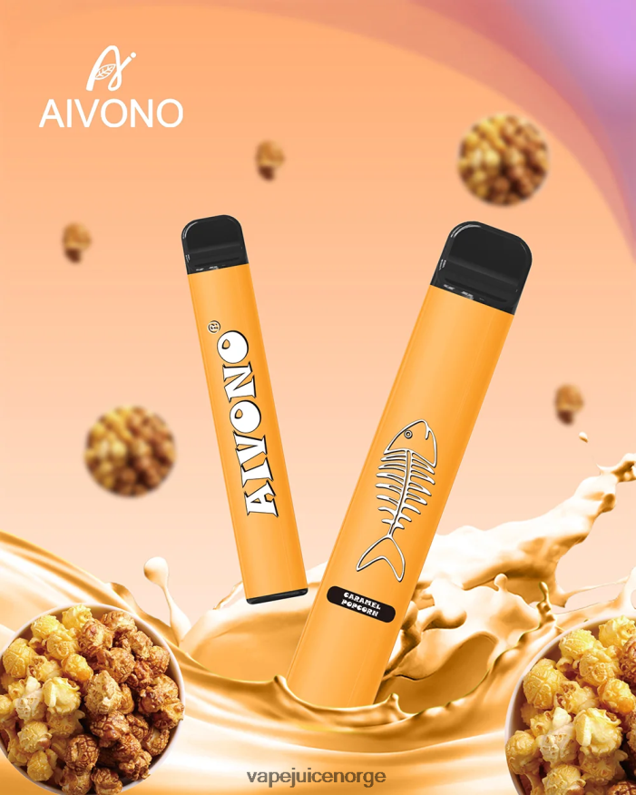 Aivono AIM FISHBONE 600 karamell popcorn - P26VZ8286 Vape Juice
