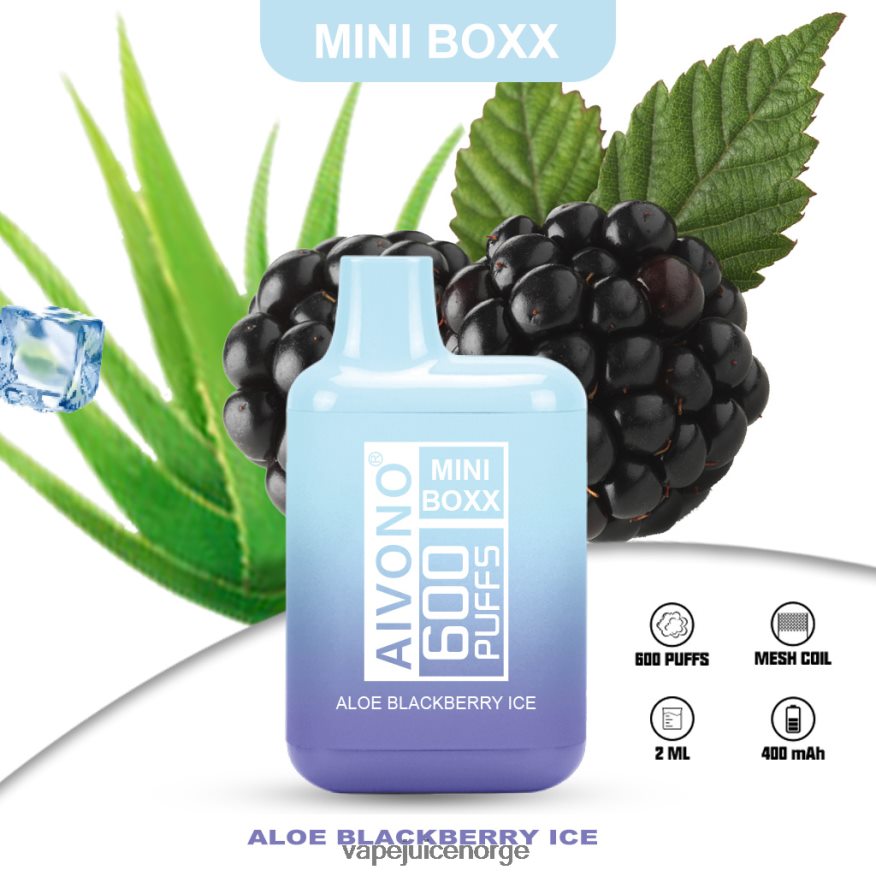 Aivono AIM MINI BOXX 600 aloe gjeldende is - P26VZ8240 Vape Juice