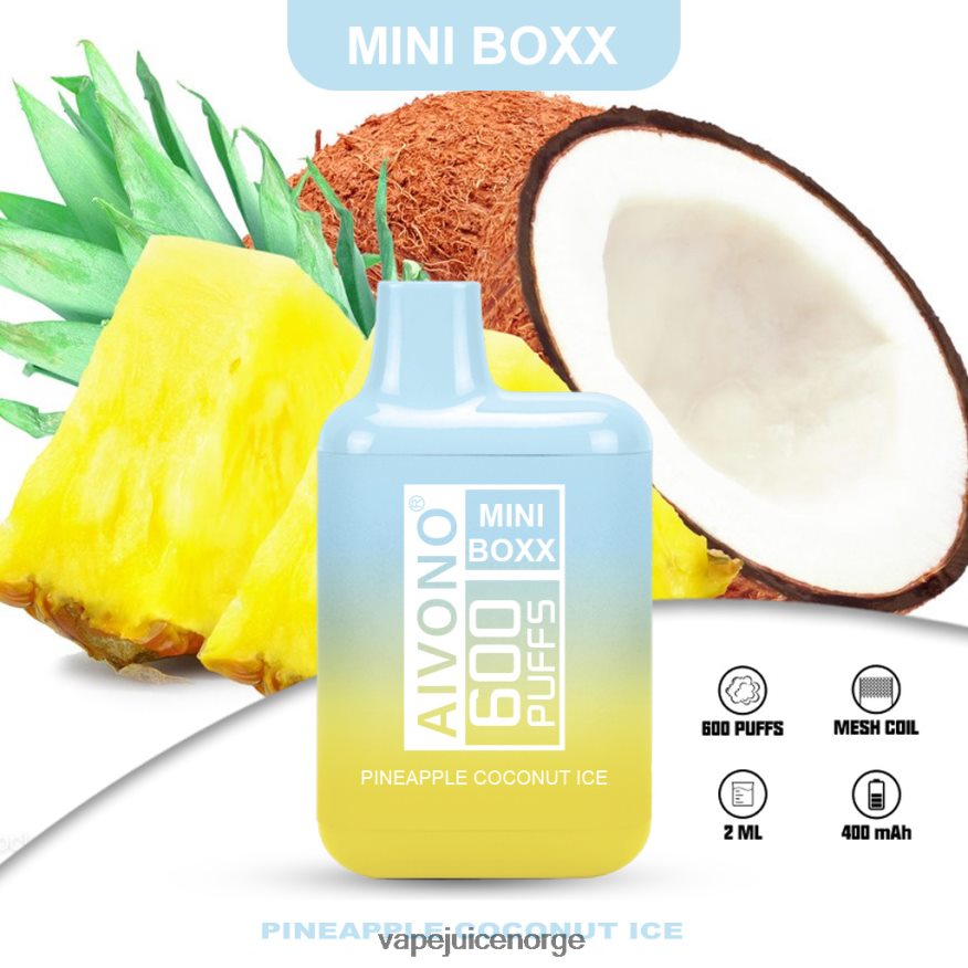 Aivono AIM MINI BOXX 600 ananas kokos is - P26VZ8238 Vape Juice