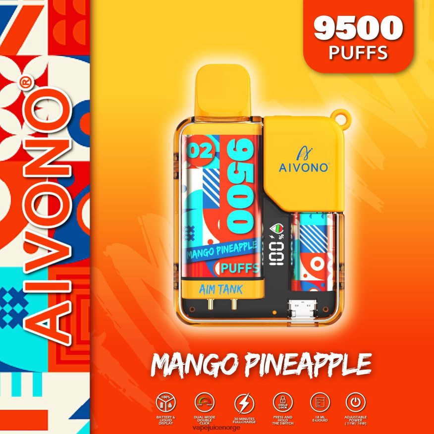 Aivono AIM TANK 9500 mango ananas - P26VZ834 Vape Juice