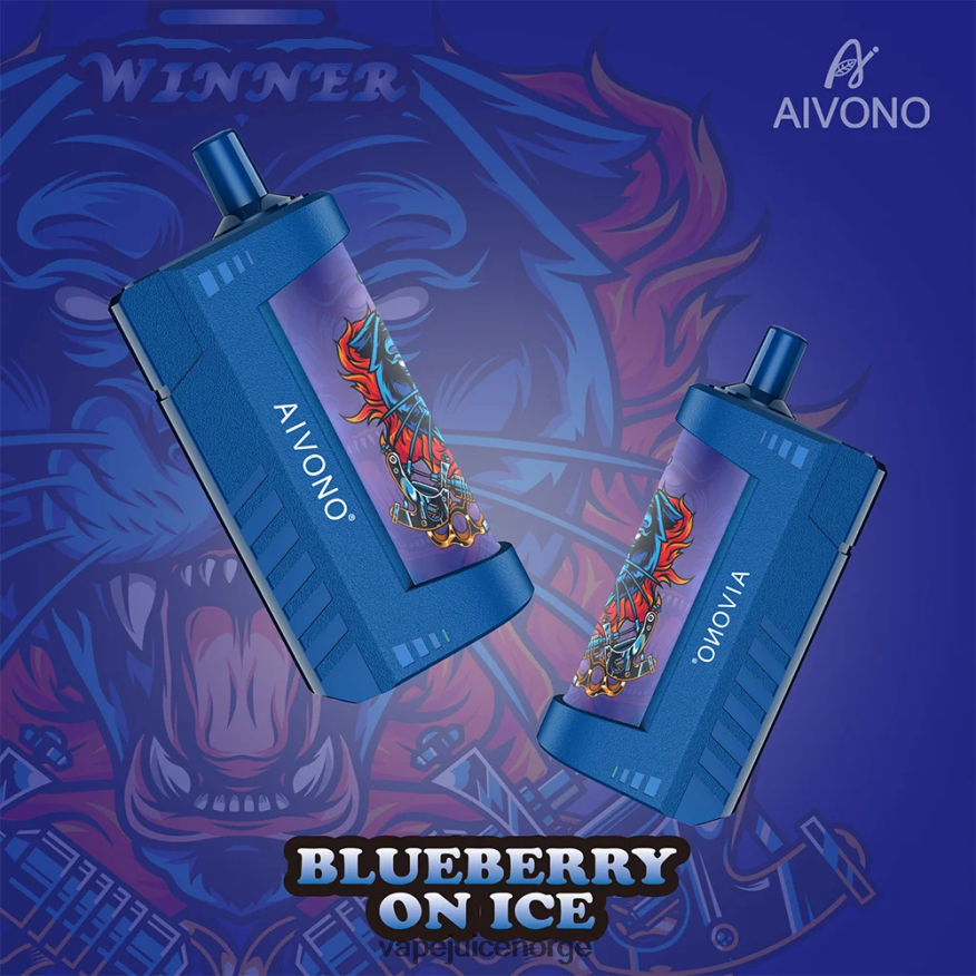 Aivono AIM WINNER 5000 blåbær på is - P26VZ8123 Vape Norge
