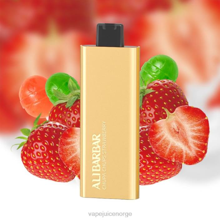 Alibarbar Pandora 7000 engangsvape chupa chups jordbær 8Z8D53 Vape Uten Nikotin