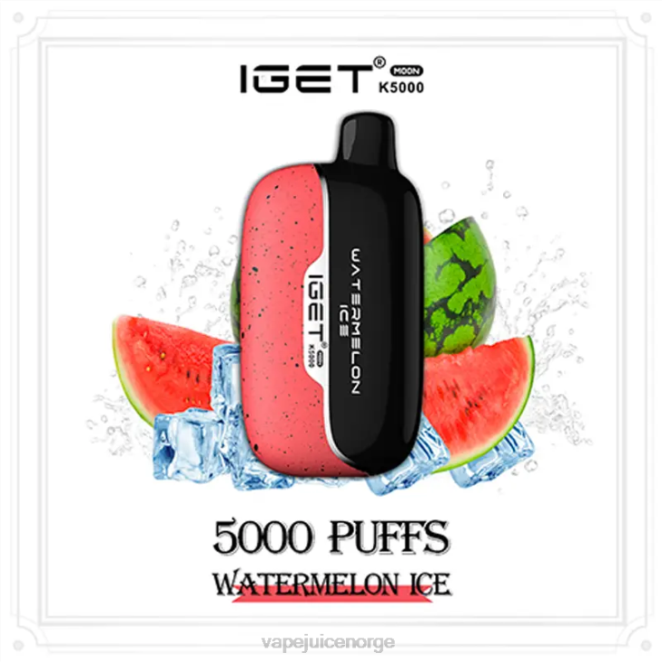 Vape Uten Nikotin J0428 vannmelon is IGET Moon k5000