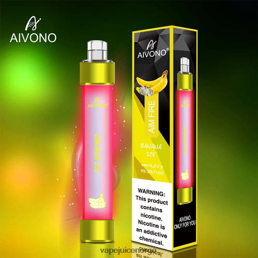 Aivono AIM FIRE 1000 bananis - P26VZ8324 Vape Juice