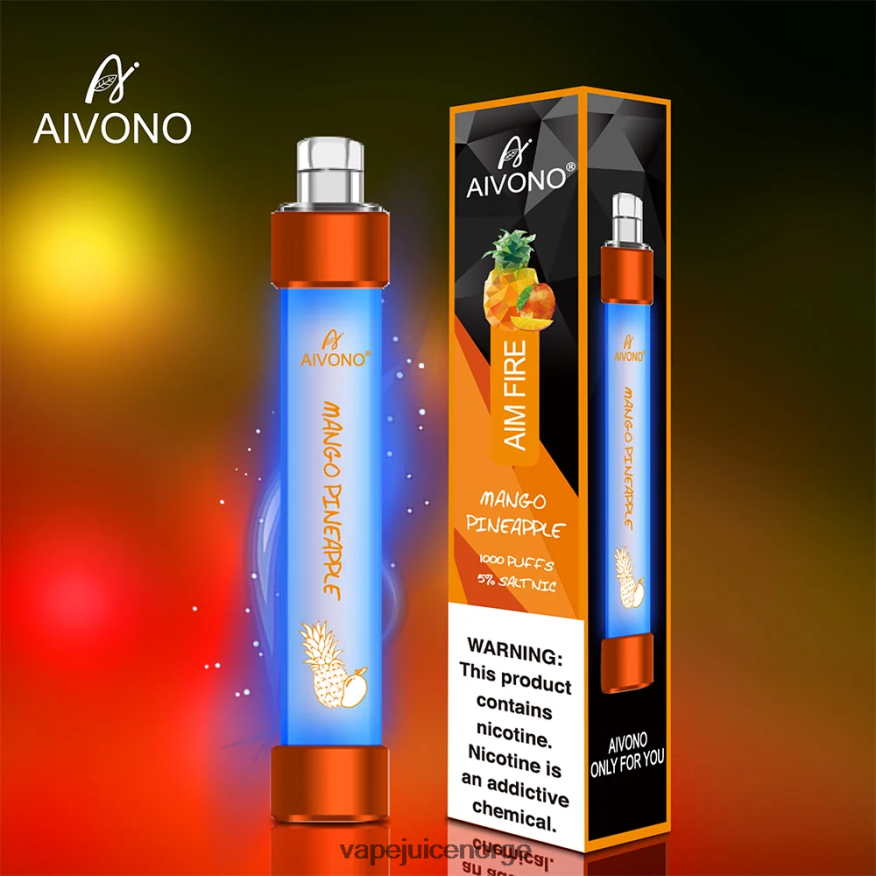 Aivono AIM FIRE 1000 mango ananas - P26VZ8331 Vape Norge