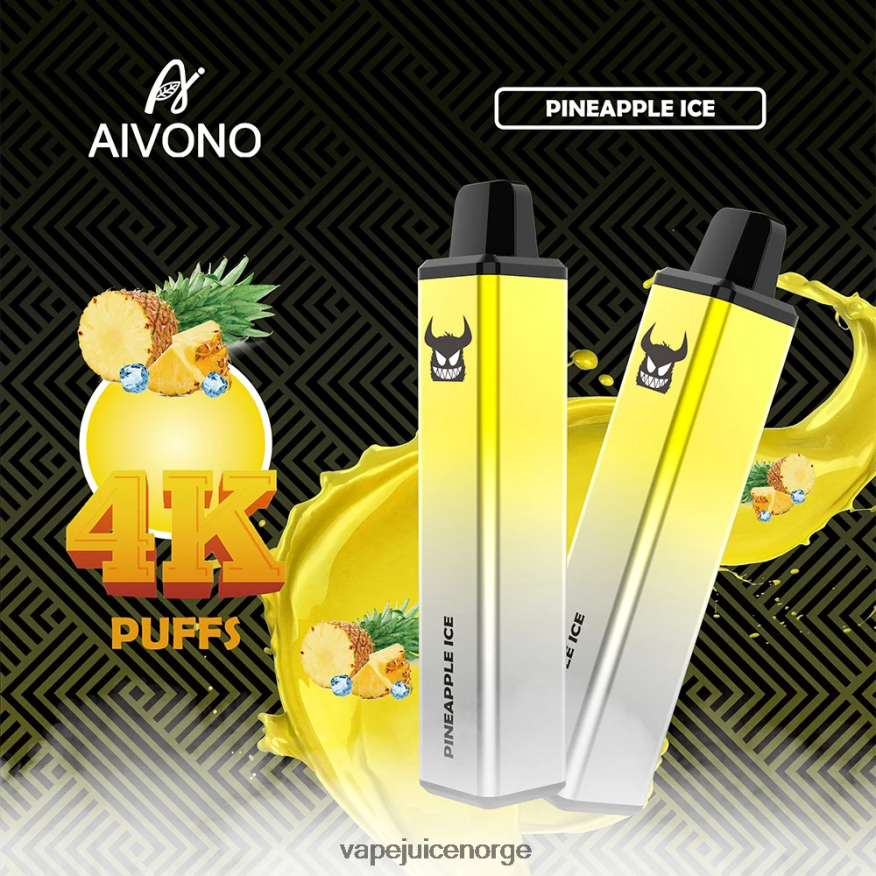 Aivono AIM FREAK 4000 ananas is - P26VZ8255 Vape Norge
