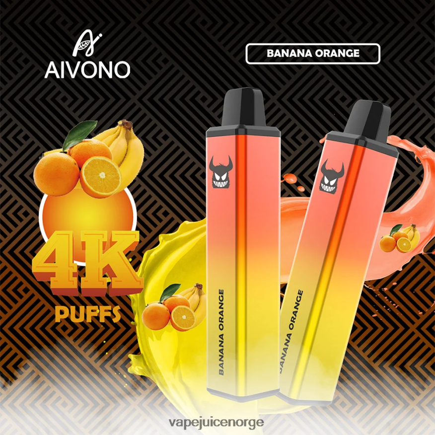 Aivono AIM FREAK 4000 banan appelsin - P26VZ8258 Vape Juice