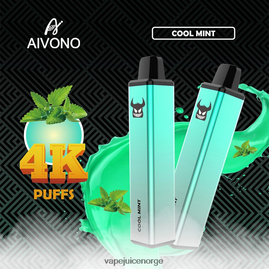 Aivono AIM FREAK 4000 kjølig mynte - P26VZ8254 Vape Juice