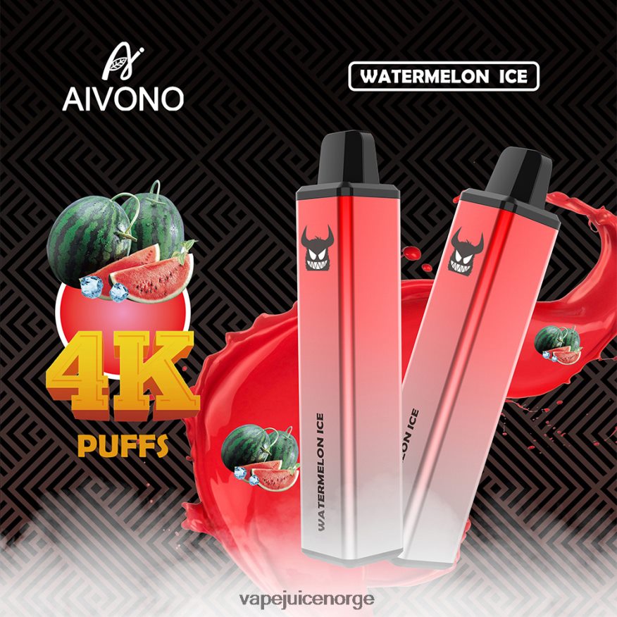 Aivono AIM FREAK 4000 vannmelon is - P26VZ8253 Vape Norge