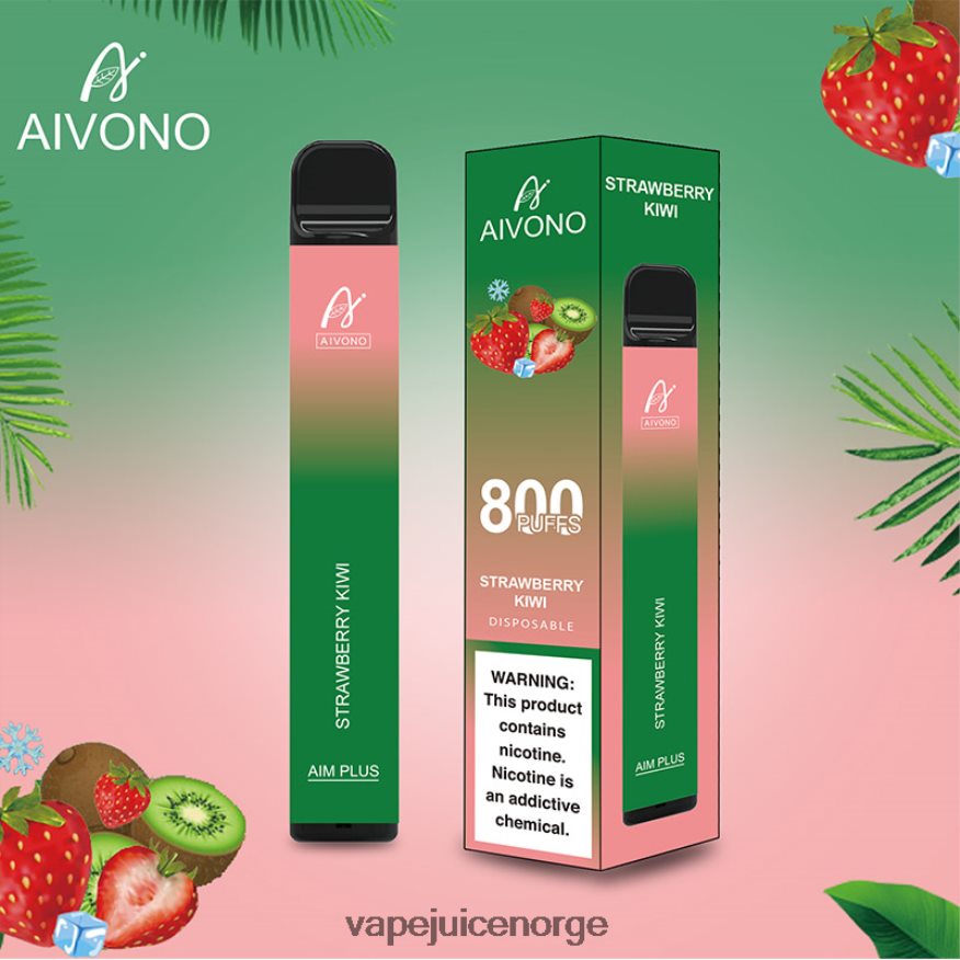 Aivono AIM PLUS 800 jordbær kiwi - P26VZ8194 Vape Juice