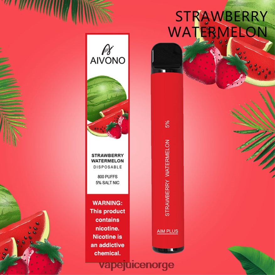 Aivono AIM PLUS 800 jordbær vannmelon - P26VZ8196 Vape Juice