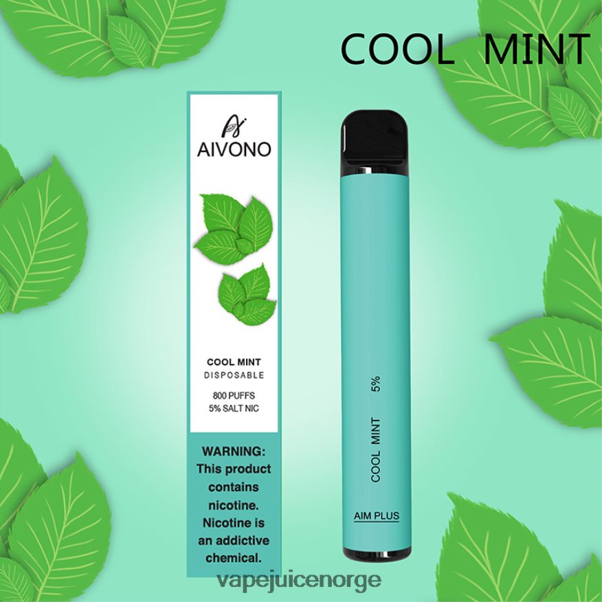 Aivono AIM PLUS 800 kjølig mynte - P26VZ8177 Vape Norge