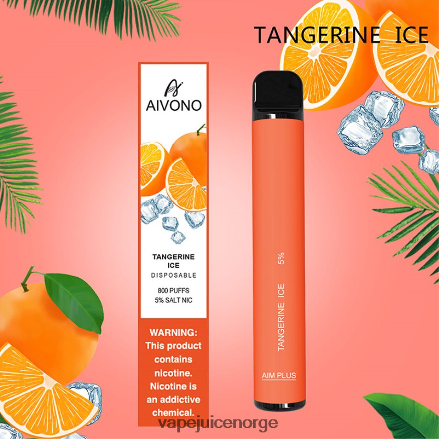 Aivono AIM PLUS 800 mandarin is - P26VZ8197 Vape Norge