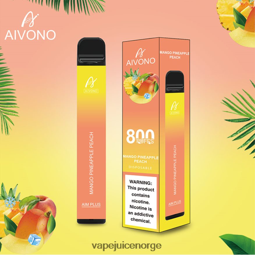 Aivono AIM PLUS 800 mango ananas fersken - P26VZ8186 Vape Juice