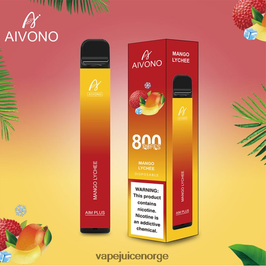 Aivono AIM PLUS 800 mango litchi - P26VZ8185 Vape Norge