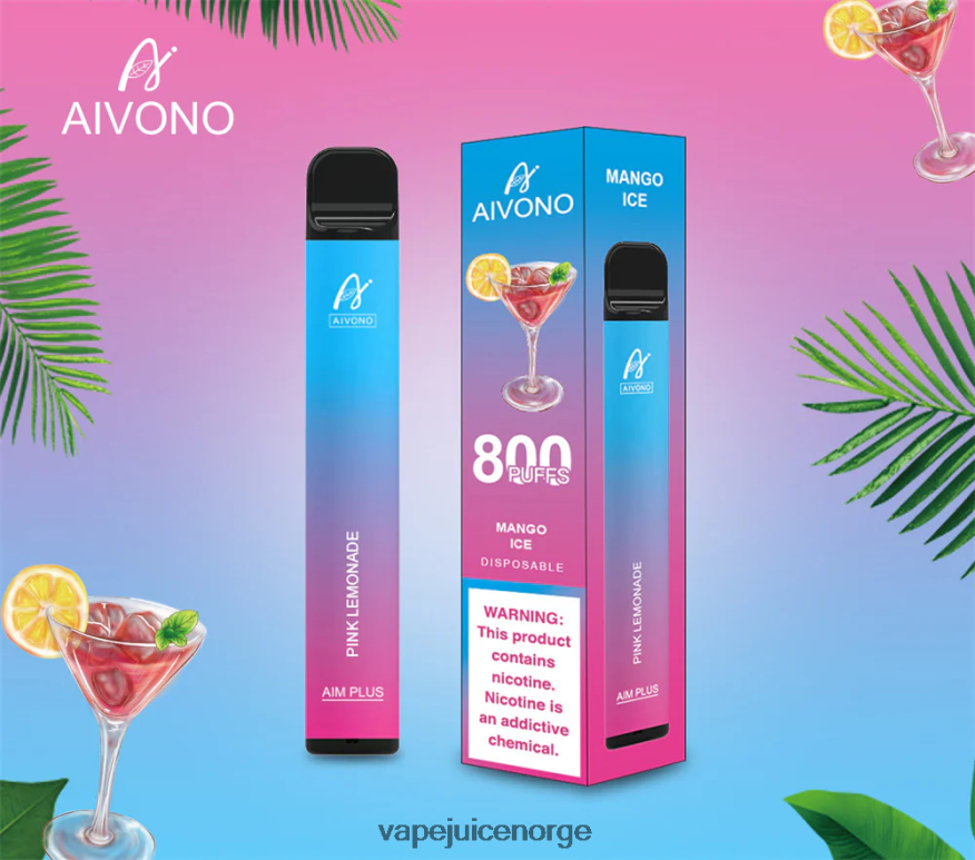 Aivono AIM PLUS 800 rosa limonade - P26VZ8191 Vape Norge
