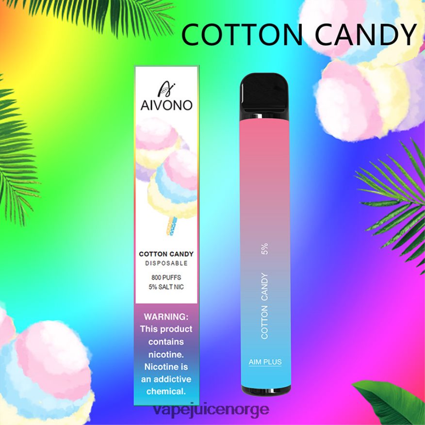 Aivono AIM PLUS 800 sukkerspinn - P26VZ8178 Vape Juice