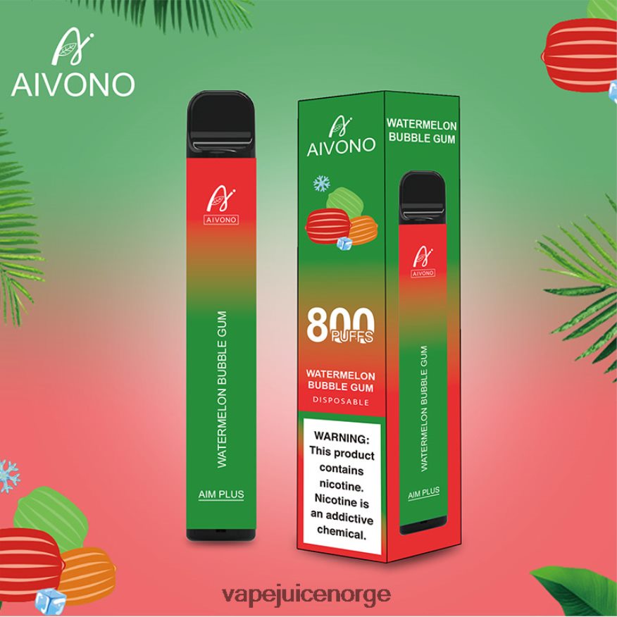 Aivono AIM PLUS 800 vannmelon tyggegummi - P26VZ8198 Vape Juice