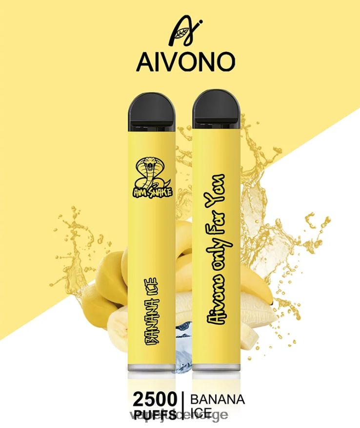 Aivono AIM SNAKE 2500 bananis - P26VZ8298 Vape Juice