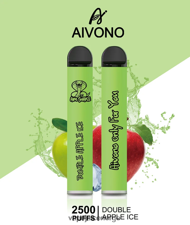 Aivono AIM SNAKE 2500 dobbel epleis - P26VZ8304 Vape Juice