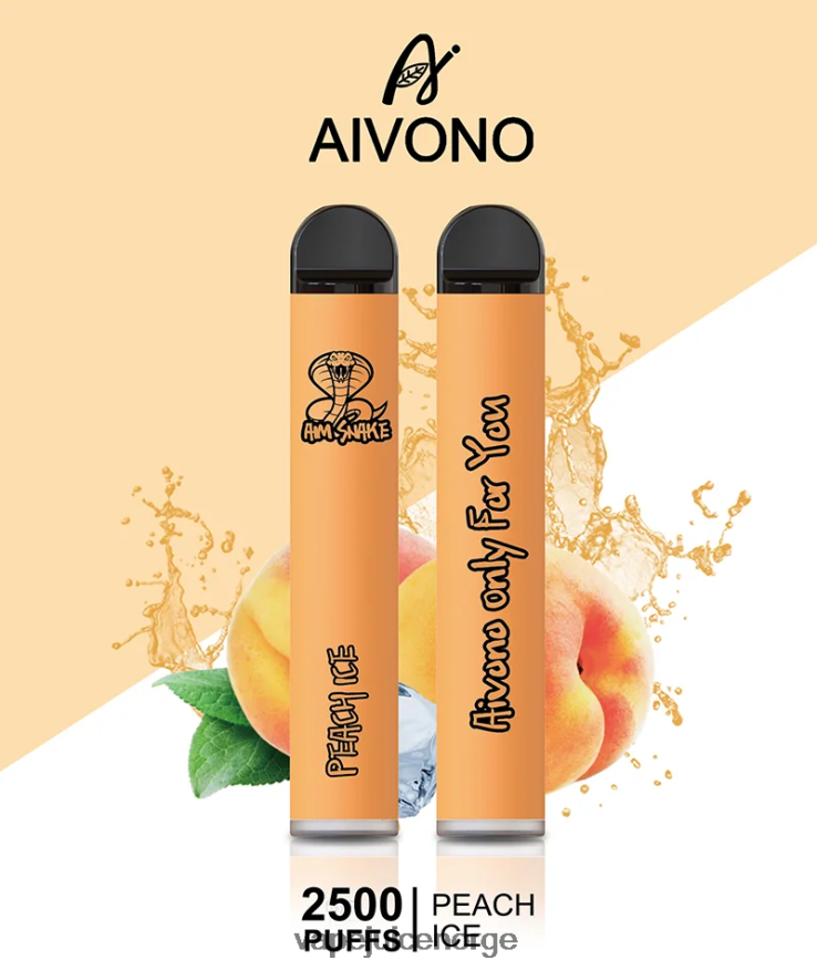 Aivono AIM SNAKE 2500 fersken is - P26VZ8316 Vape Juice