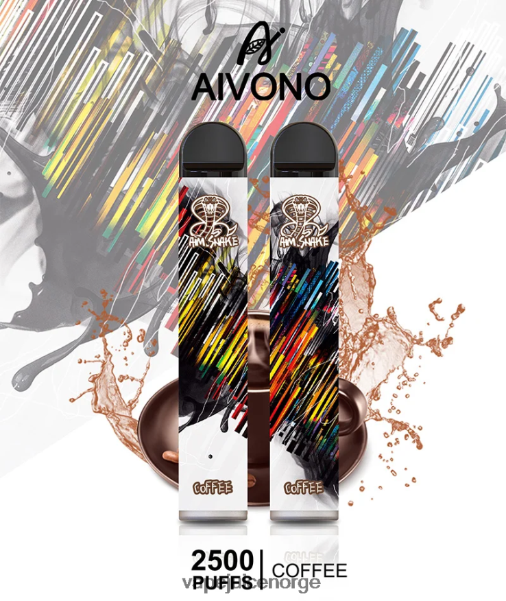 Aivono AIM SNAKE 2500 kaffe - P26VZ8300 Vape Juice