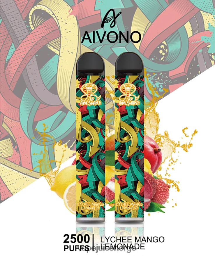 Aivono AIM SNAKE 2500 litchi mango limonade - P26VZ8308 Vape Juice