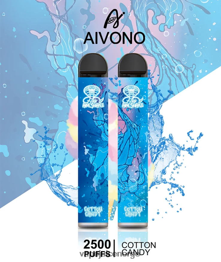 Aivono AIM SNAKE 2500 sukkerspinn - P26VZ8303 Vape Norge