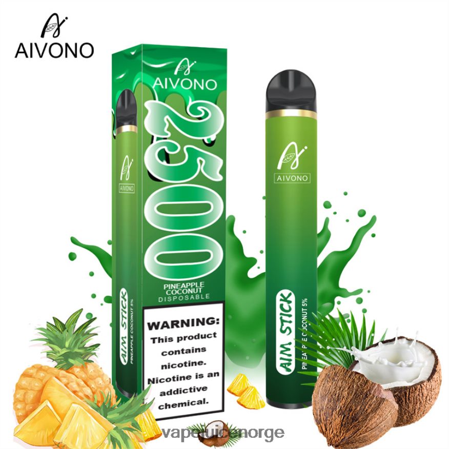 Aivono AIM STICK 2500 ananas kokos - P26VZ8153 Vape Norge