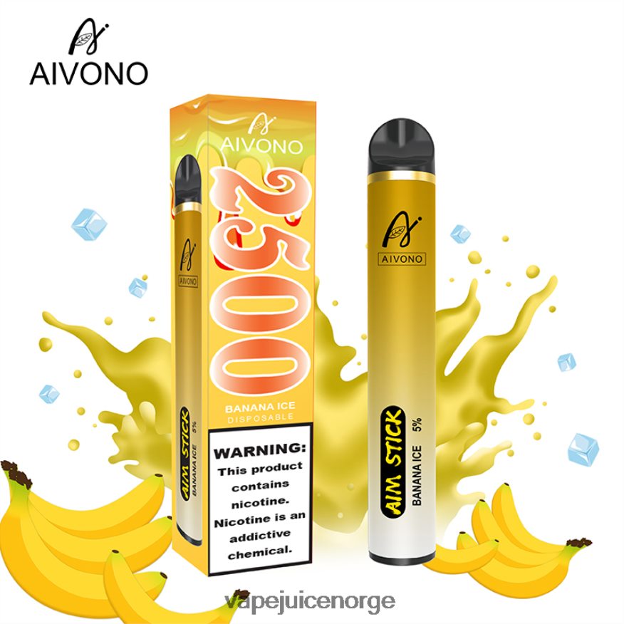 Aivono AIM STICK 2500 bananis - P26VZ8151 Vape Norge