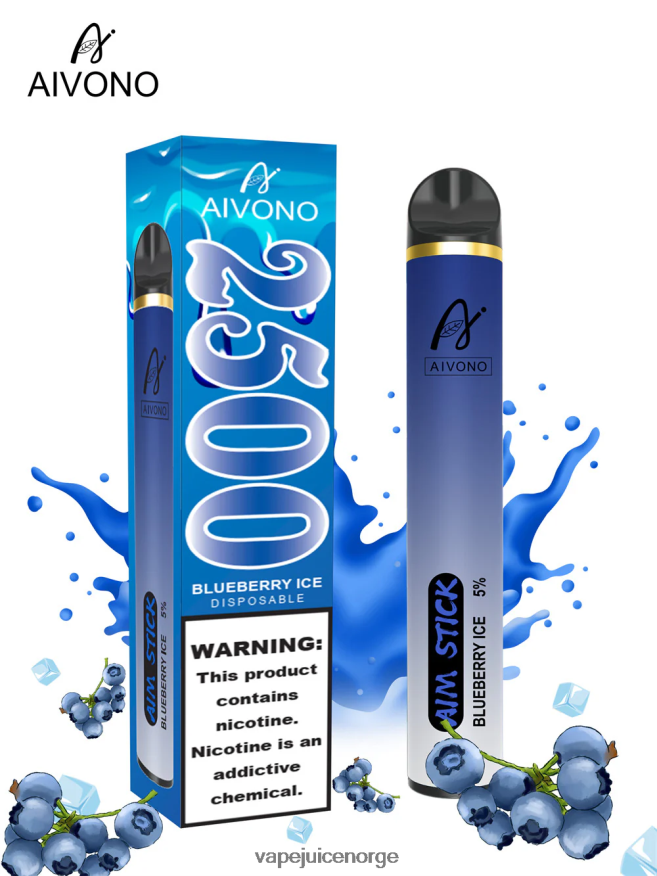 Aivono AIM STICK 2500 blåbæris - P26VZ8152 Vape Juice