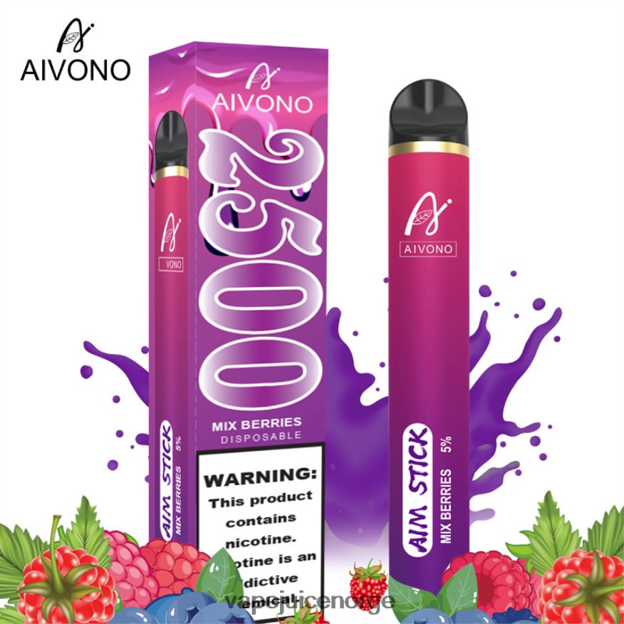 Aivono AIM STICK 2500 bland bær - P26VZ8158 Vape Juice