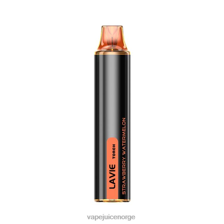 8J2L8136 Vape Juice - jordbær vannmelon LAVIE Torch 6000 drag