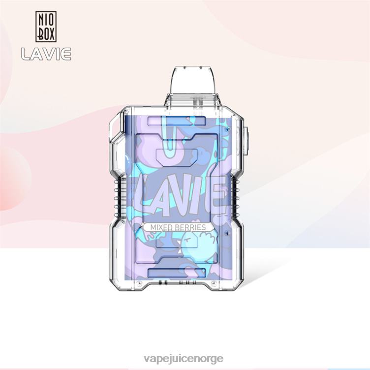 8J2L8197 Vape Norge - blandede bær LAVIE NIO BOX 9000 drag