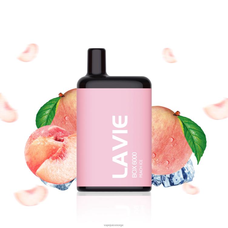 8J2L8200 Vape Juice - fersken is LAVIE BOX 6000 drag