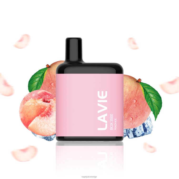 8J2L8209 Vape Norge - fersken is LAVIE BOX 3500 drag