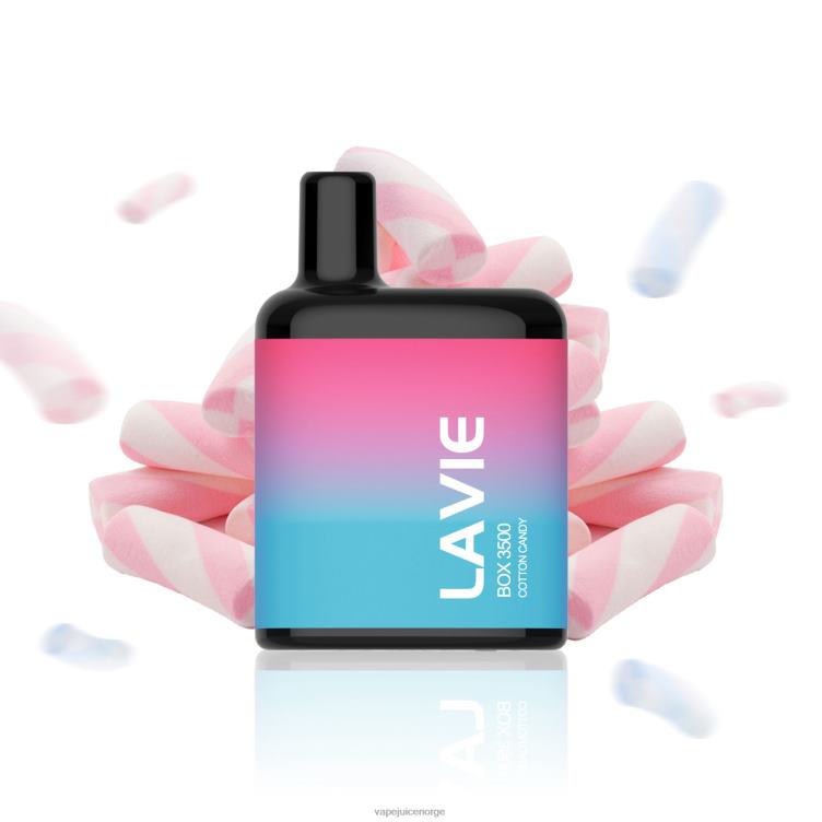 8J2L8210 Vape Juice - sukkerspinn LAVIE BOX 3500 drag
