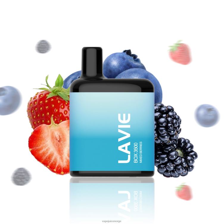 8J2L8213 Vape Norge - blandede bær LAVIE BOX 3500 drag